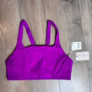 Free People Movement X Hatch Maternity Sports Bra Fluorescent Berry XS